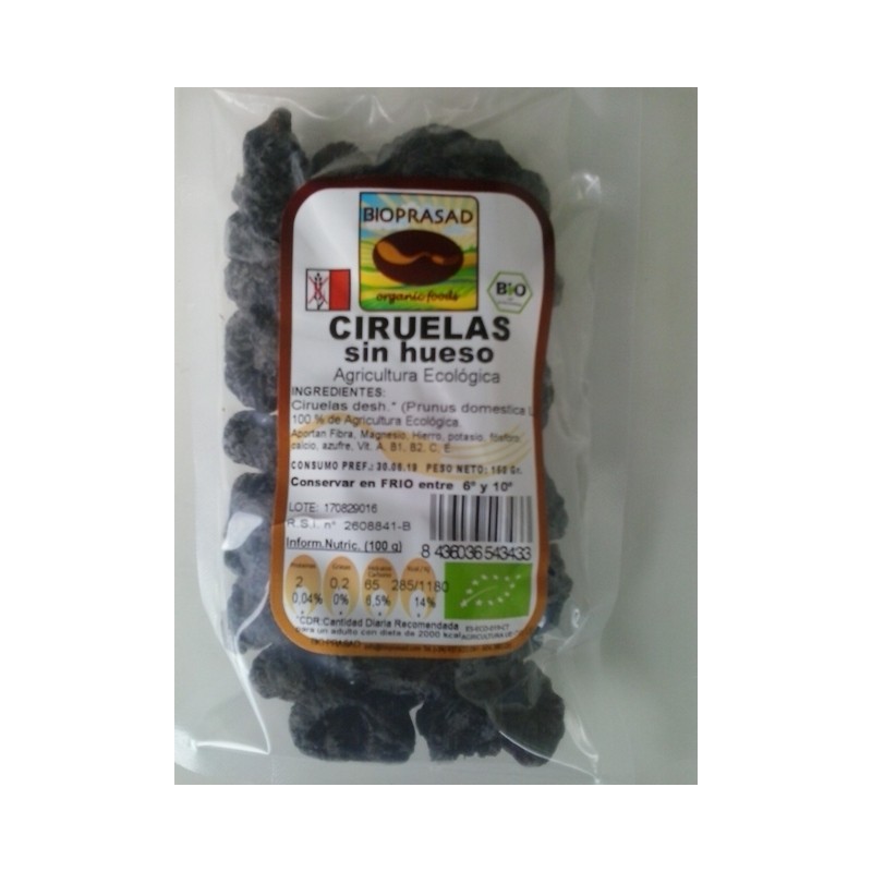 CIRUELAS SIN HUESO 150 GR.