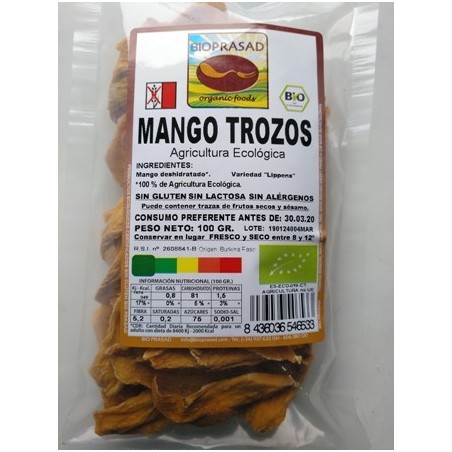 MANGO DESHIDRATADO 100 GR.