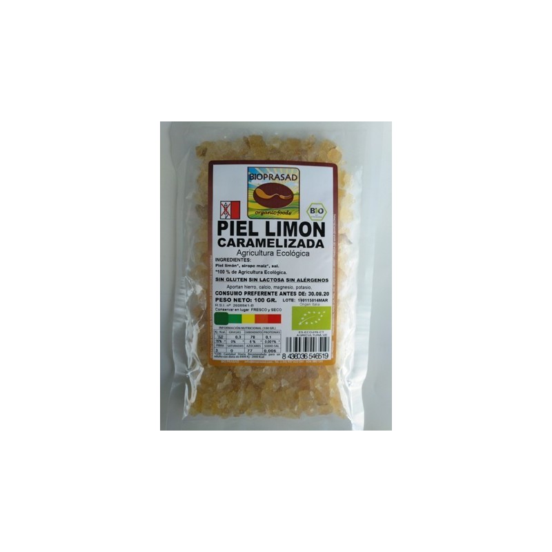 PIEL DE LIMÓN CARAMELIZADO 100 GR.