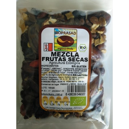 BARREJA FRUITES SEQUES 200 GR.