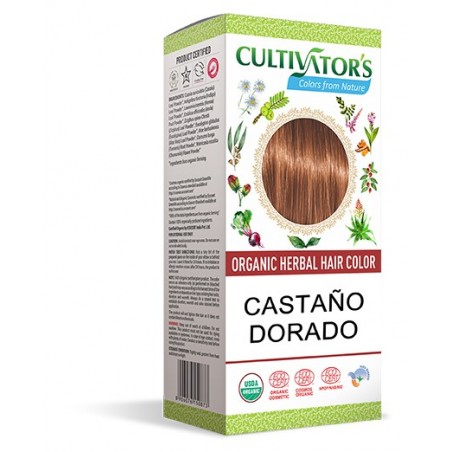 TINTE ORGÁNICO CASTAÑO DOR. CULTIVATORS 100 GR