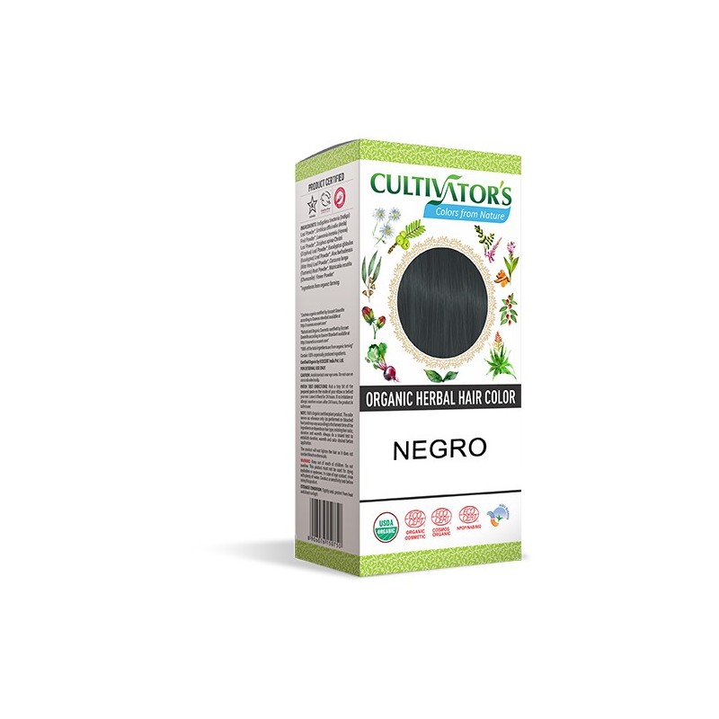 TINTE ORGÁNICO NEGRO CULTIVATORS 100 GR