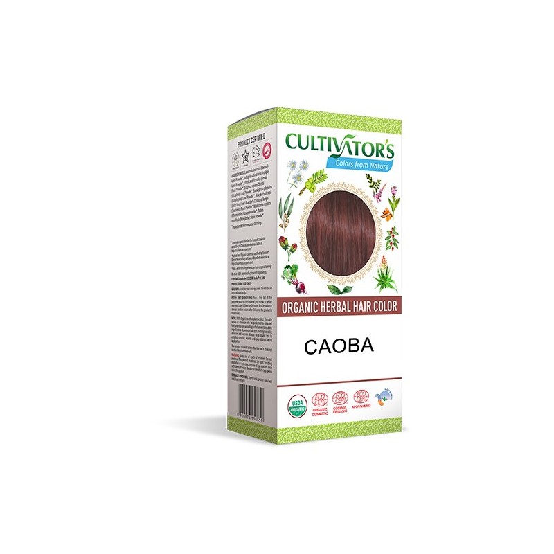 TINTE ORGÁNICO CAOBA  CULTIVATORS 100 GR