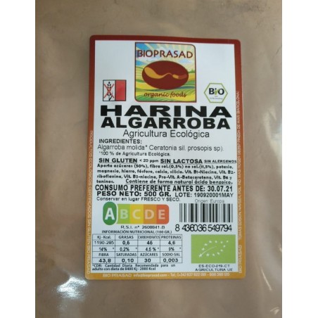 HARINA DE  ALGARROBA 500 GR