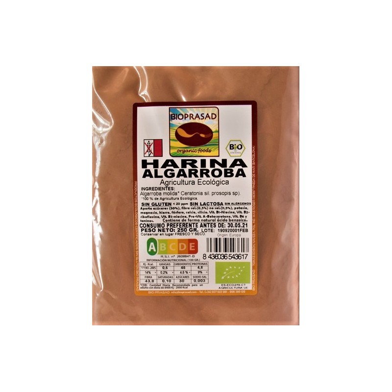 HARINA DE  ALGARROBA 250 GR