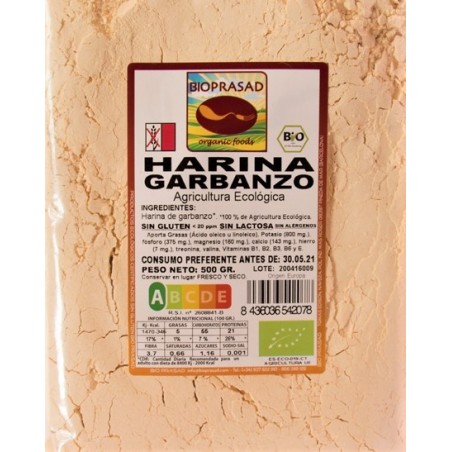 HARINA GARBANZOS 500 GR.