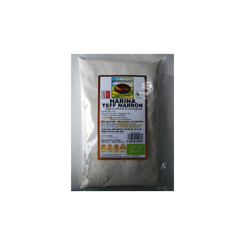 HARINA DE TEFF MARRÓN 500 GR.