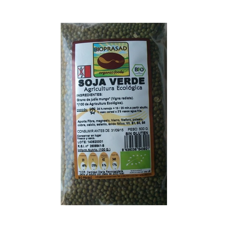 SOJA VERDE 500 GR.