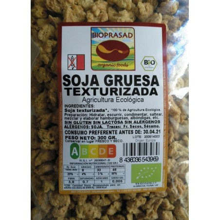 SOJA TEXTURIZADA GRUESA 300 GR.