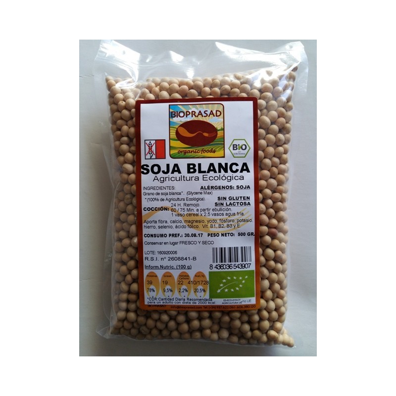 SOJA BLANCA 500GR.