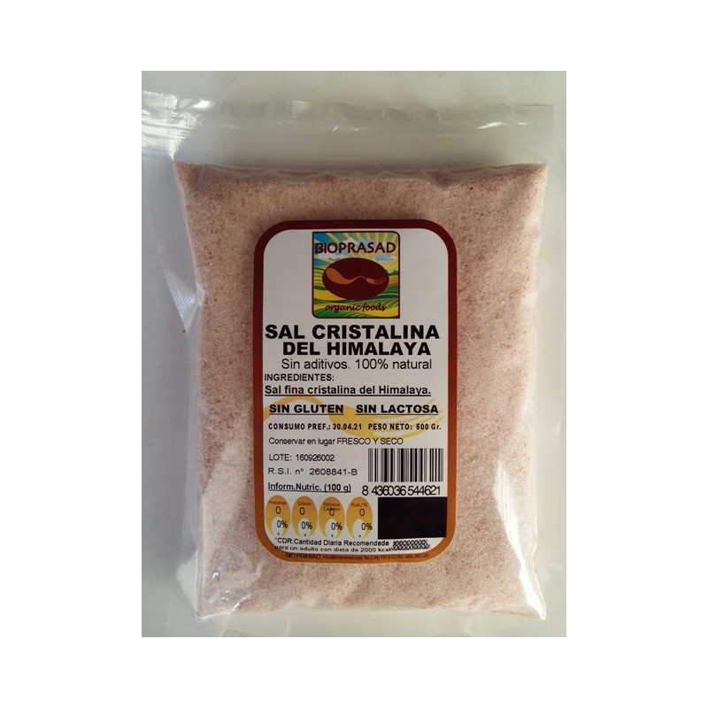 SAL ROSA FINA DEL HIMALAYA 500 GR.