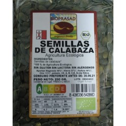 SEMILLAS DE CALABAZA  250 GR.