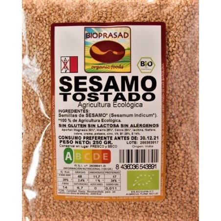 SÉSAMO TOSTADO  250 GR.