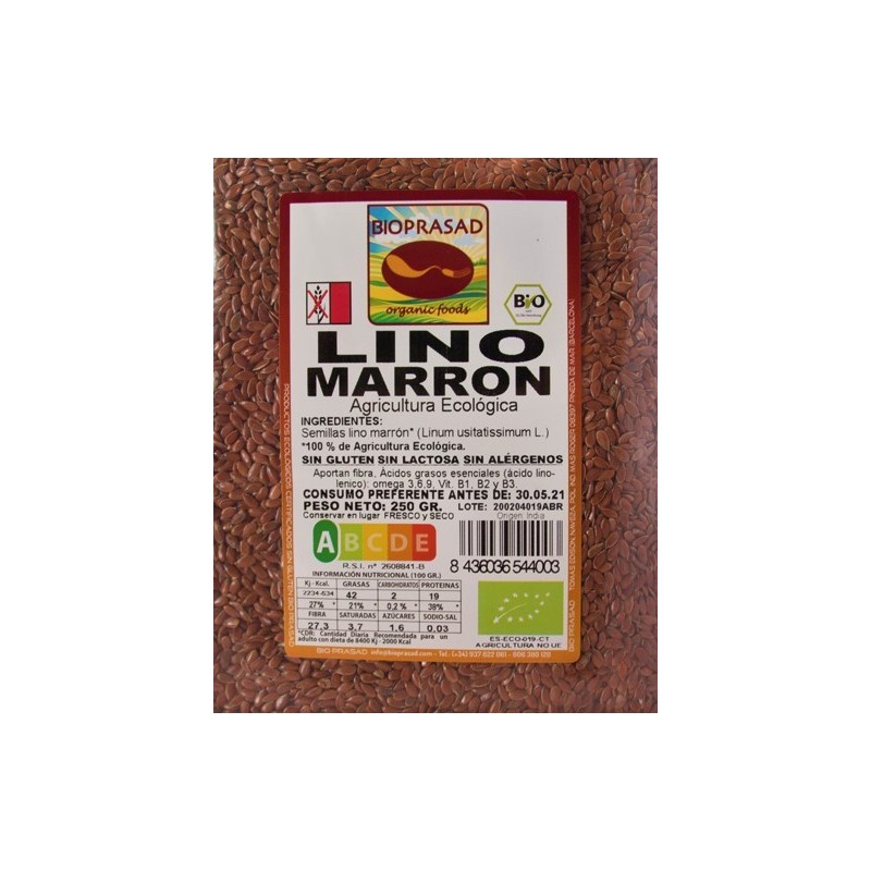 LINO MARRÓN  250 GR.