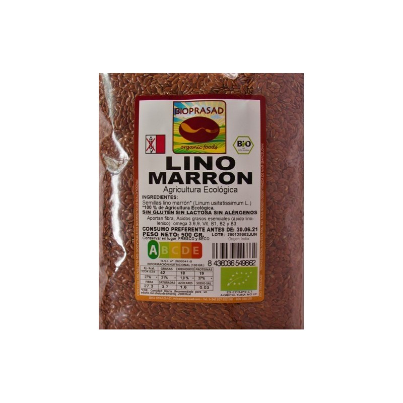 LINO MARRÓN  500 GR.