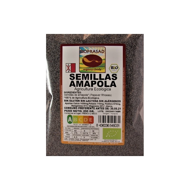 AMAPOLA  250 GR.