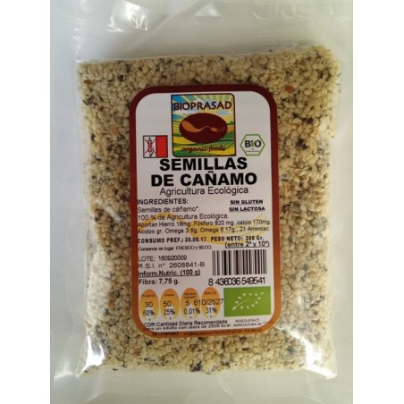 SEMILLAS DE CAÑAMO PELADAS 150 GR.