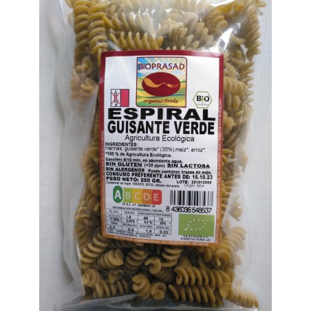 ESPIRAL GUISANTE VERDE  250 GR.