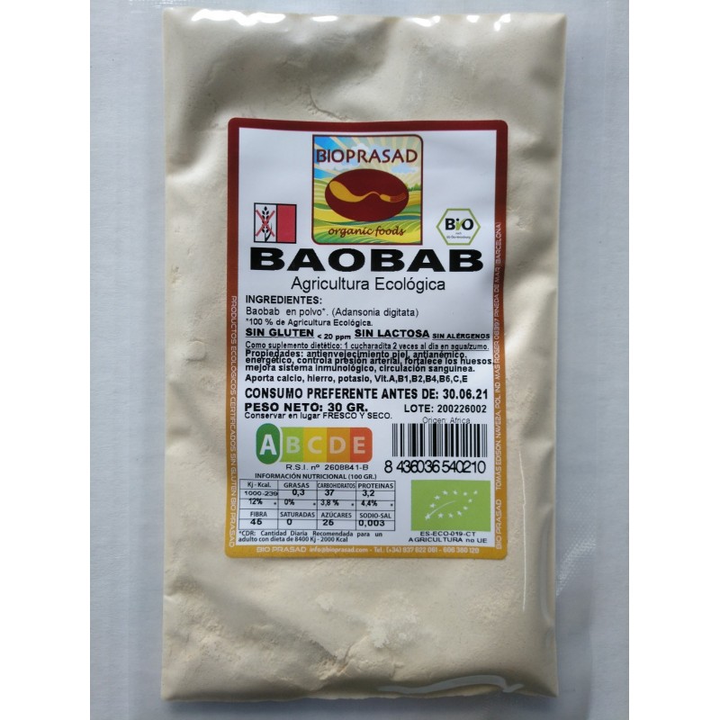 BAOBAB EN POLVO 30 GR.