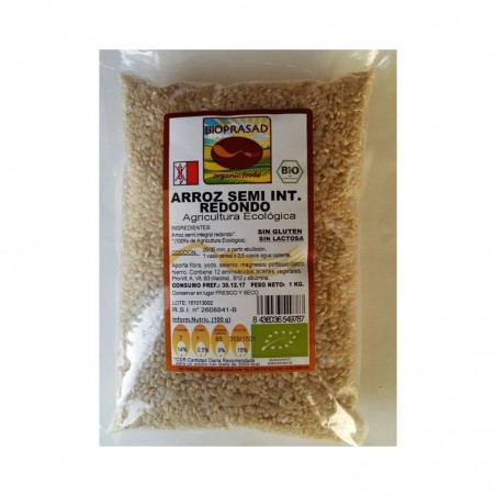 ARROZ REDONDO SEMI INTEGRAL 1000 GR.