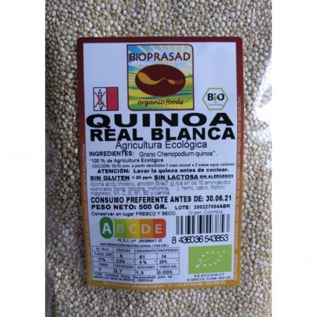 QUINOA REAL BLANCA 500 GR.