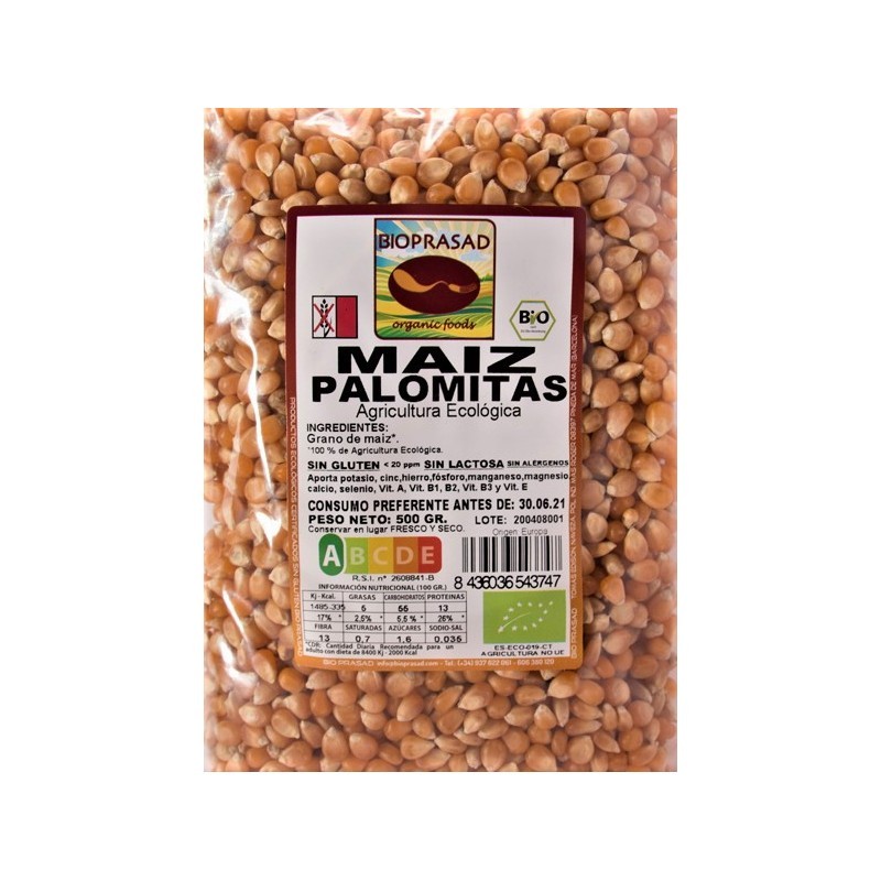 MAÍZ PALOMITAS 500 GR.