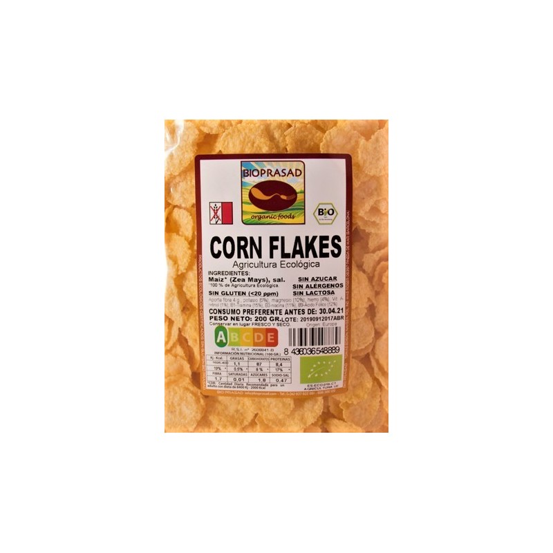 CORNFLAKES SENSE SUCRE 200 GR.