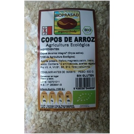 COPOS DE ARROZ INTEGRAL  500GR.