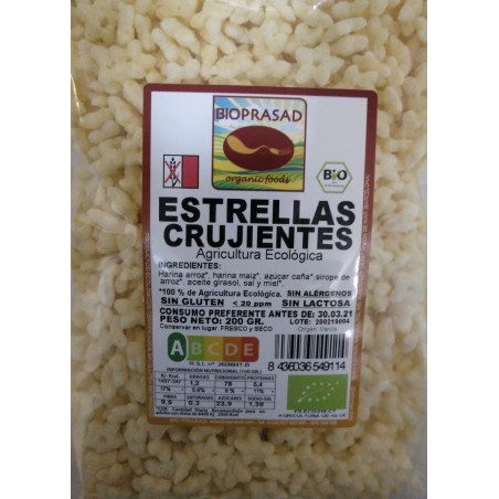 ESTRELLAS CRUJIENTES CON MIEL 200 GR.