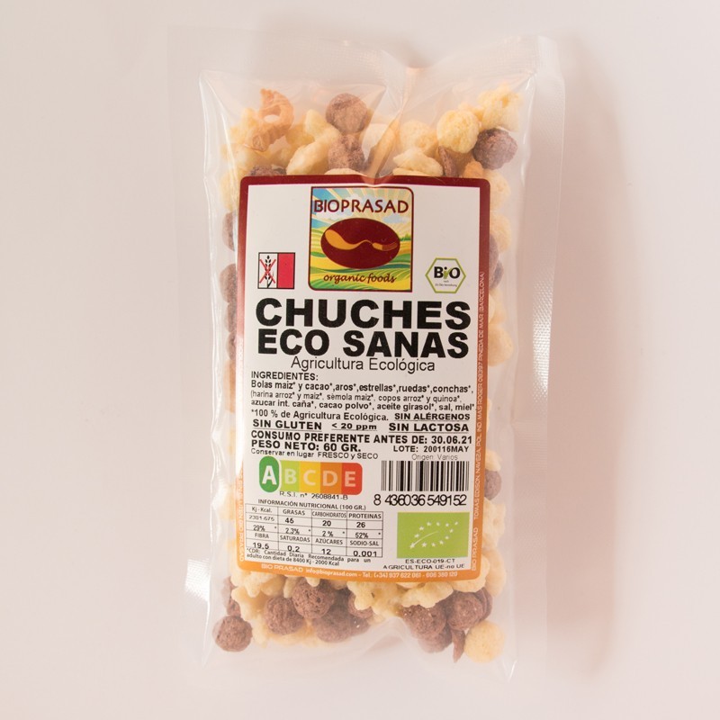 CHUCHES ECO SANAS 250 GR.