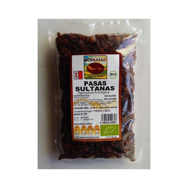 PASSES SULTANES 500 GR.