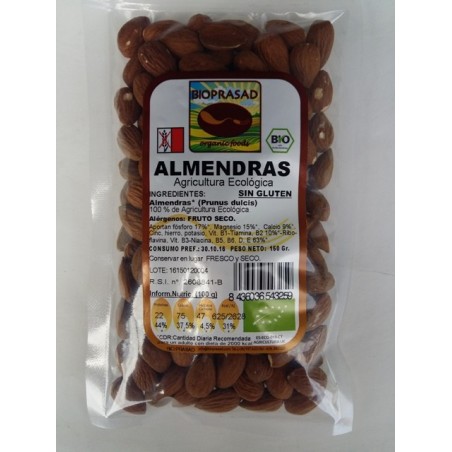 ALMENDRA CRUDA 150 GR.