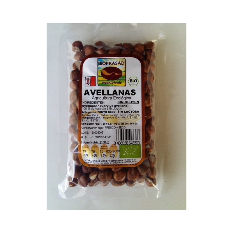 AVELLANA CRUDA 150 GR.