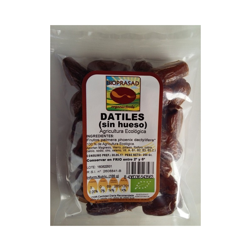 DÁTILES SIN HUESO 250 GR.